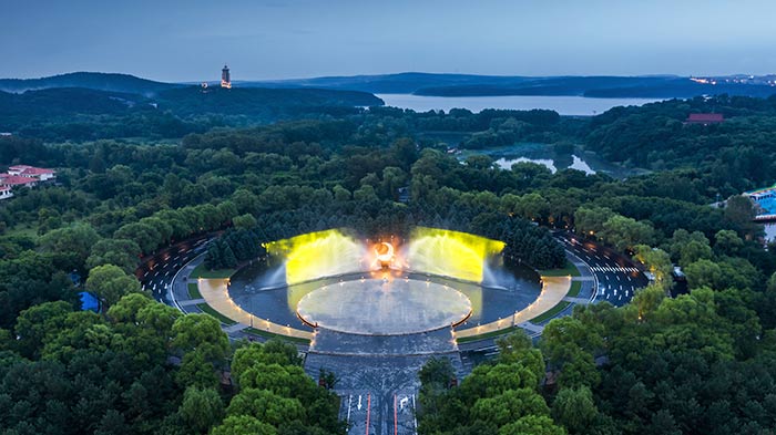 長春凈月潭燈光秀，第二彈！