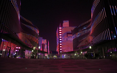 國(guó)內(nèi)首次!LED視頻燈條在景觀照明中被大量使用