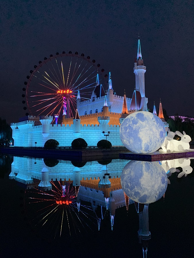 石景山游樂園國慶